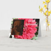 Angel Sympathy Card Karte (Gelbe Blume)