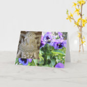 Angel Sympathy Card Karte (Gelbe Blume)