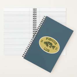 Angel-Tagebuch | Vintage reiches Blau, Grün, Beige Notizblock