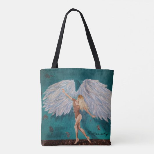 Angel Tasche für Ihre Einkäufe (Rückseite)