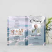 Angel-Taube-Beerdigungsvorlage (Stehend Vorderseite)