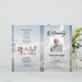 Angel-Taube-Beerdigungsvorlage (Stehend Vorderseite)