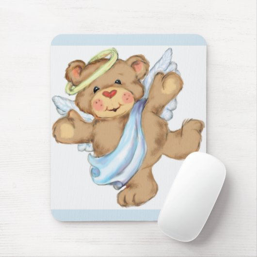 Angel Teddy Bear Mousepad (Mit Mouse)