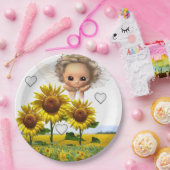 Angel-Teller für Sonnenblumen Pappteller (Party)