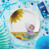 Angel-Teller für Sonnenblumen Pappteller (Party)