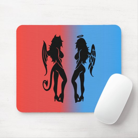 Angel-Teufel Mousepad (Mit Mouse)
