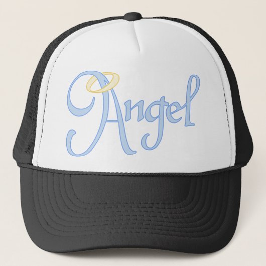 Angel Text Truckerkappe (Vorderseite)