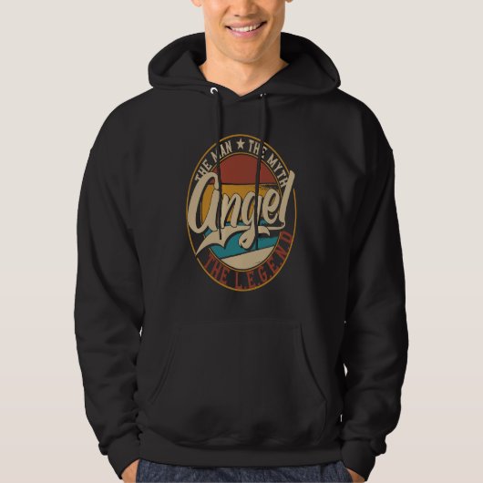 Angel The man the myth the legend Hoodie (Vorderseite)