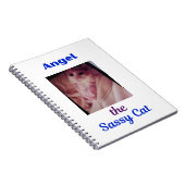 Angel the Sassy Cat Note Book Notizblock (Rechte Seite)
