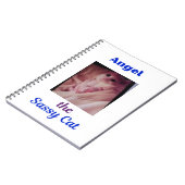 Angel the Sassy Cat Note Book Notizblock (Linke Seite)