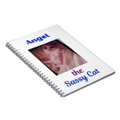 Angel the Sassy Cat Paw Cat Notebook Notizblock (Rechte Seite)
