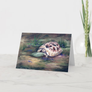 Angel Tortoise Blank Card Karte