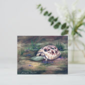 Angel Tortoise Postcard Postkarte (Stehend Vorderseite)