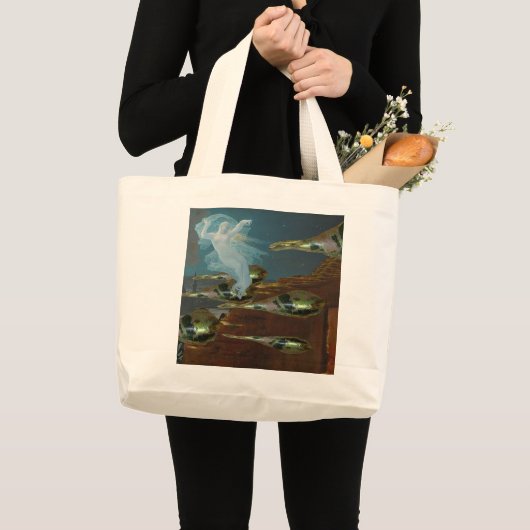 Angel Tote Bag Jumbo Stoffbeutel (Vorderseite (Produkt))