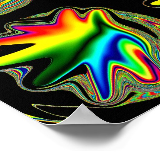 Angel Trails art Poster (Ecke)