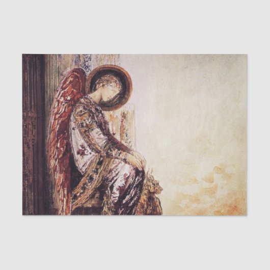 "Angel Traveler" von Gustave Moreau Seidenpapier (Vorderseite)