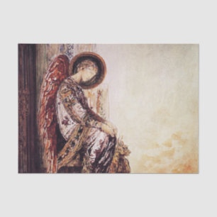„Angel Traveller“ von Gustave Moreau Seidenpapier