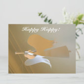 Angel-Trompeten Einladung (Stehend Vorderseite)