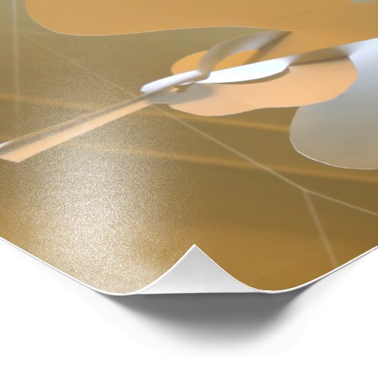 Angel-Trompeten Fotodruck (Ecke)