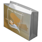 Angel-Trompeten Große Geschenktüte (Vorderseite Schrägansicht)