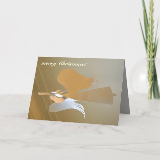 Angel-Trompeten Karte (Vorderseite)