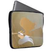 Angel-Trompeten Laptopschutzhülle (Vorne Rechts)