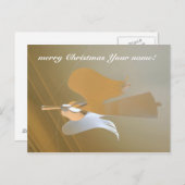 Angel-Trompeten Postkarte (Vorne/Hinten)