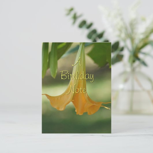 Angel Trumpet Postcard - passen Sie jede Gelegenhe Postkarte (Stehend Vorderseite)