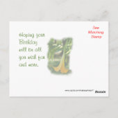 Angel Trumpet Postcard - passen Sie jede Gelegenhe Postkarte (Rückseite)