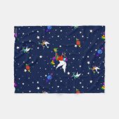 Angel Typs Starry Midnight Fleece Blanket (Vorderseite (Horizontal))