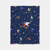 Angel Typs Starry Midnight Fleece Blanket (Vorderseite)