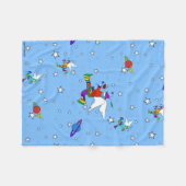 Angel Typs Starry Night Fleece Blanket (Vorderseite (Horizontal))