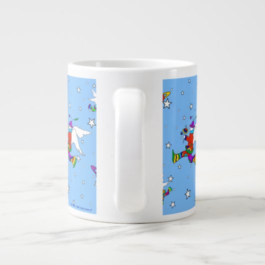 Angel Typs Starry Night (SkyBlue) Jumbo-Tasse (Rückseite)