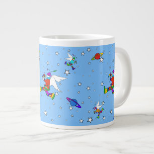 Angel Typs Starry Night (SkyBlue) Jumbo-Tasse