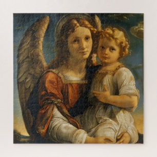 Angel und Baby Jesus Puzzle