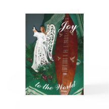 Angel und Berge Dulcimer Weihnachtsgrüße