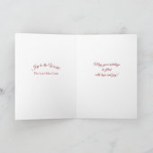 Angel und Berge Dulcimer Weihnachtsgrüße Karte (Innenseite)