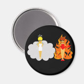 Angel und Devil Magnet (Vorderseite/Rückseite)