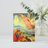 Angel und die Hirten Postkarte (Stehend Vorderseite)