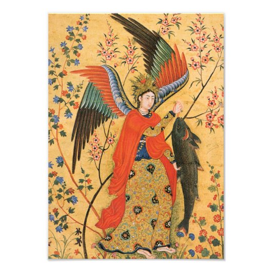 Angel und Fische Fotodruck (Vorne)