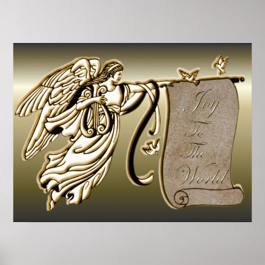 Angel und Freude an der Rolle der Welt Poster (Vorne)