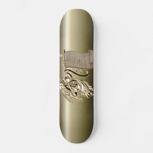 Angel und Freude an der Rolle der Welt Skateboard