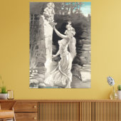 Angel und Goddess Valentine Leinwanddruck (Insitu (Wohnzimmer))
