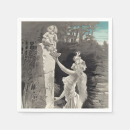 Angel und Goddess Valentine Serviette