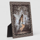 Angel und ihre Taube Fotoplatte (Seite)