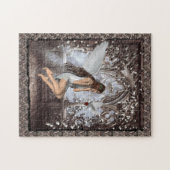 Angel und ihre Taube Puzzle (Horizontal)