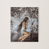 Angel und ihre Taube Puzzle (Vertikal)