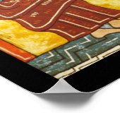 Angel und John Apocolypse 2 Illuminated Manuscript Poster (Ecke)