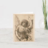 Angel und Kind (Guercino) Karte (Vorderseite)