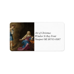 Angel und Mary Adressaufkleber